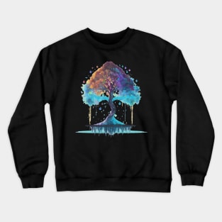 Sacred Roots: Uniting All Beings through the Tree of Life Crewneck Sweatshirt